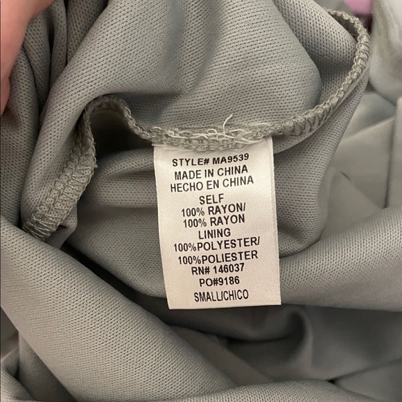 Strapless Sage Green Maxi Dress Lace Detailing - Picture 7 of 7